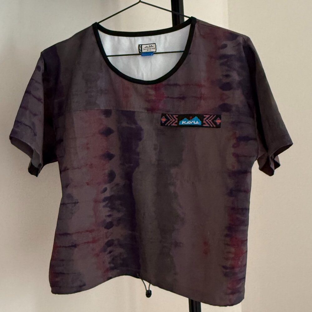 NWOT KAVU Women's Tempe Hiking Shirt, Tie-Dye, Size Small